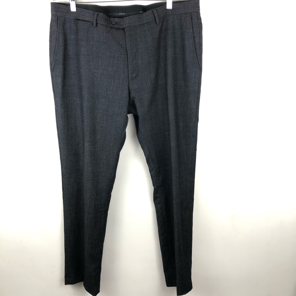 Versace Collection Gray Wool Dress Pants IT 58 US 42